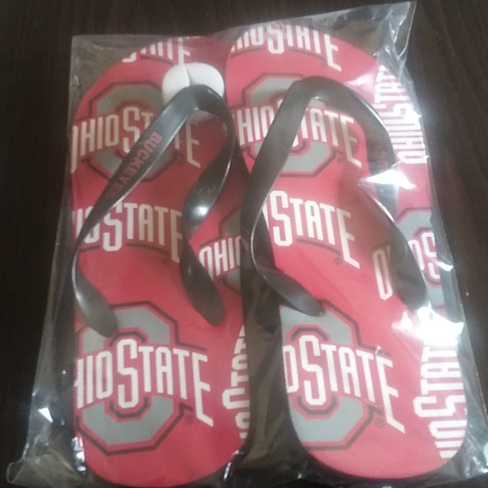 Buckeyes Ohio State flip flops